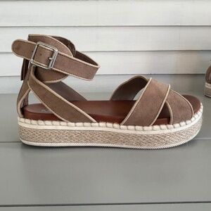 MIA Tan Platform Sandals
